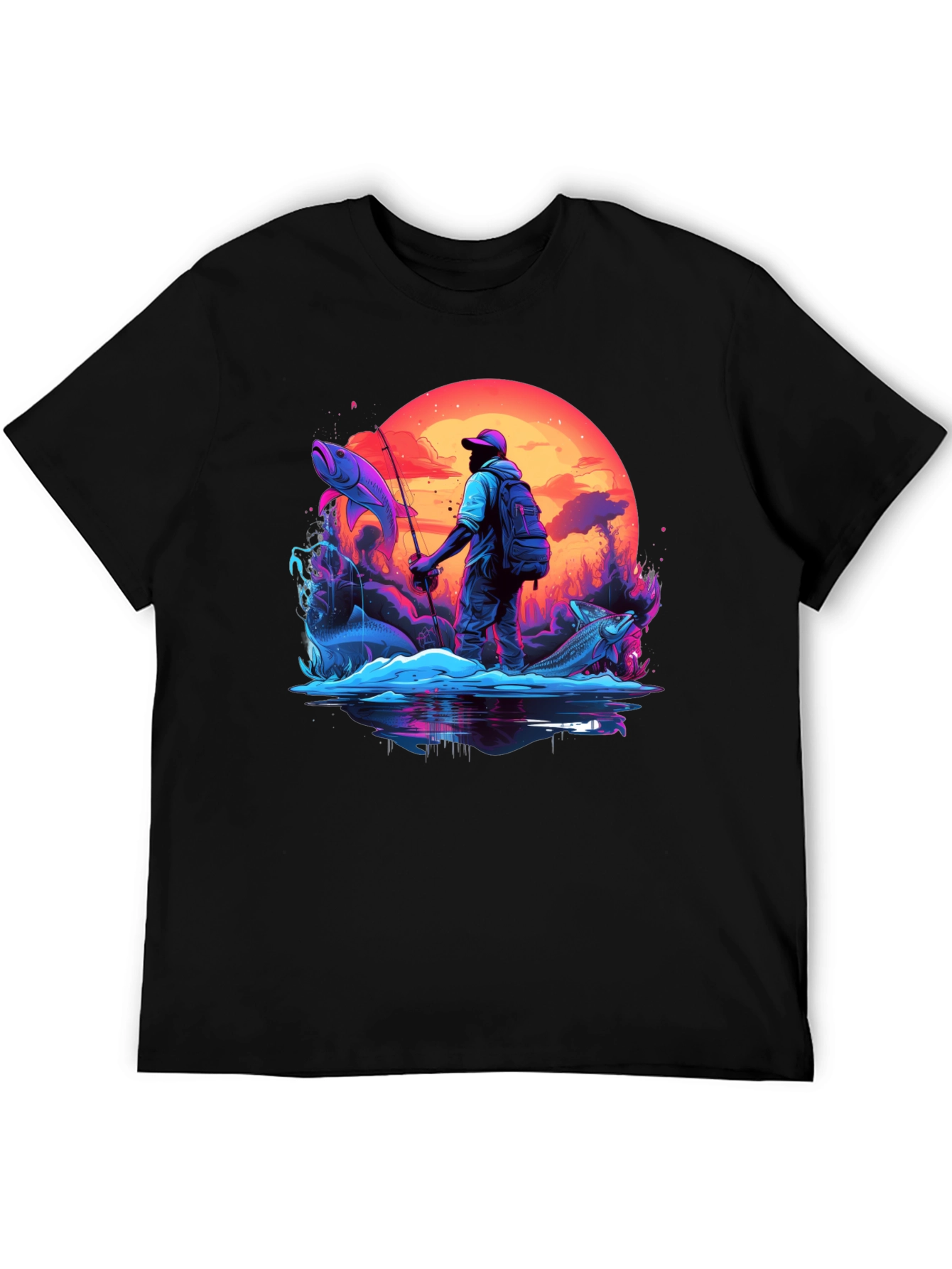 Fishing Graphic T-Shirt - Outdoor Adventure Tee