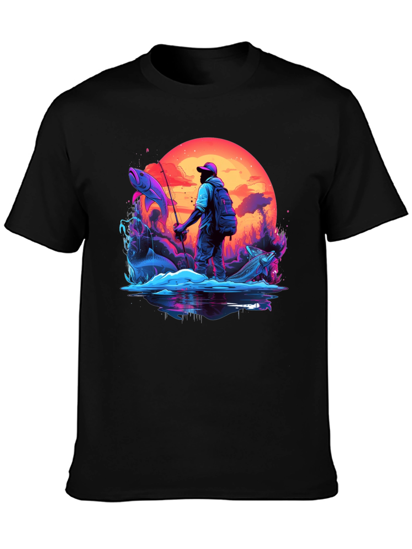 Fishing Graphic T-Shirt - Outdoor Adventure Tee