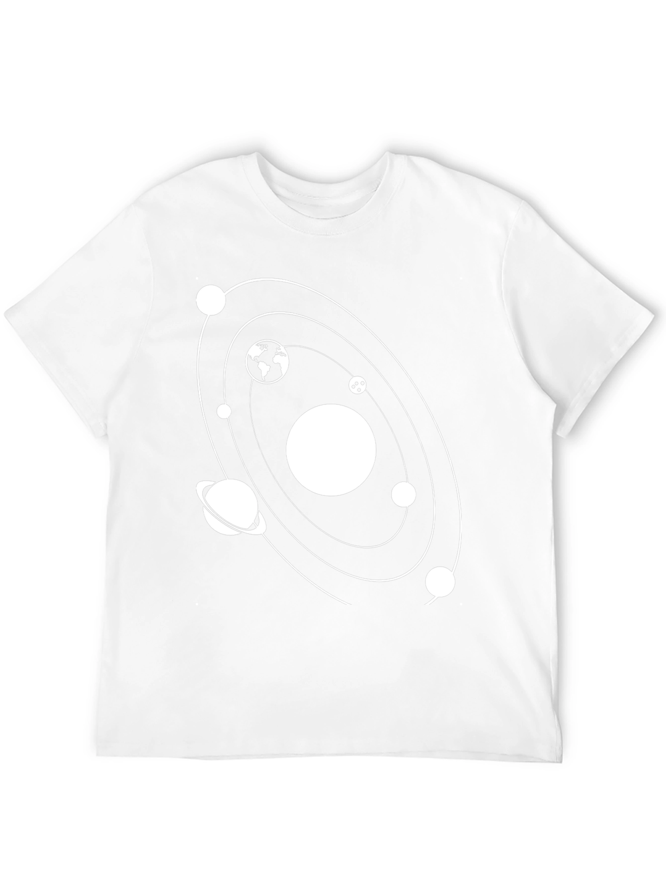 Solar System Graphic Tee - Unisex Black T-Shirt