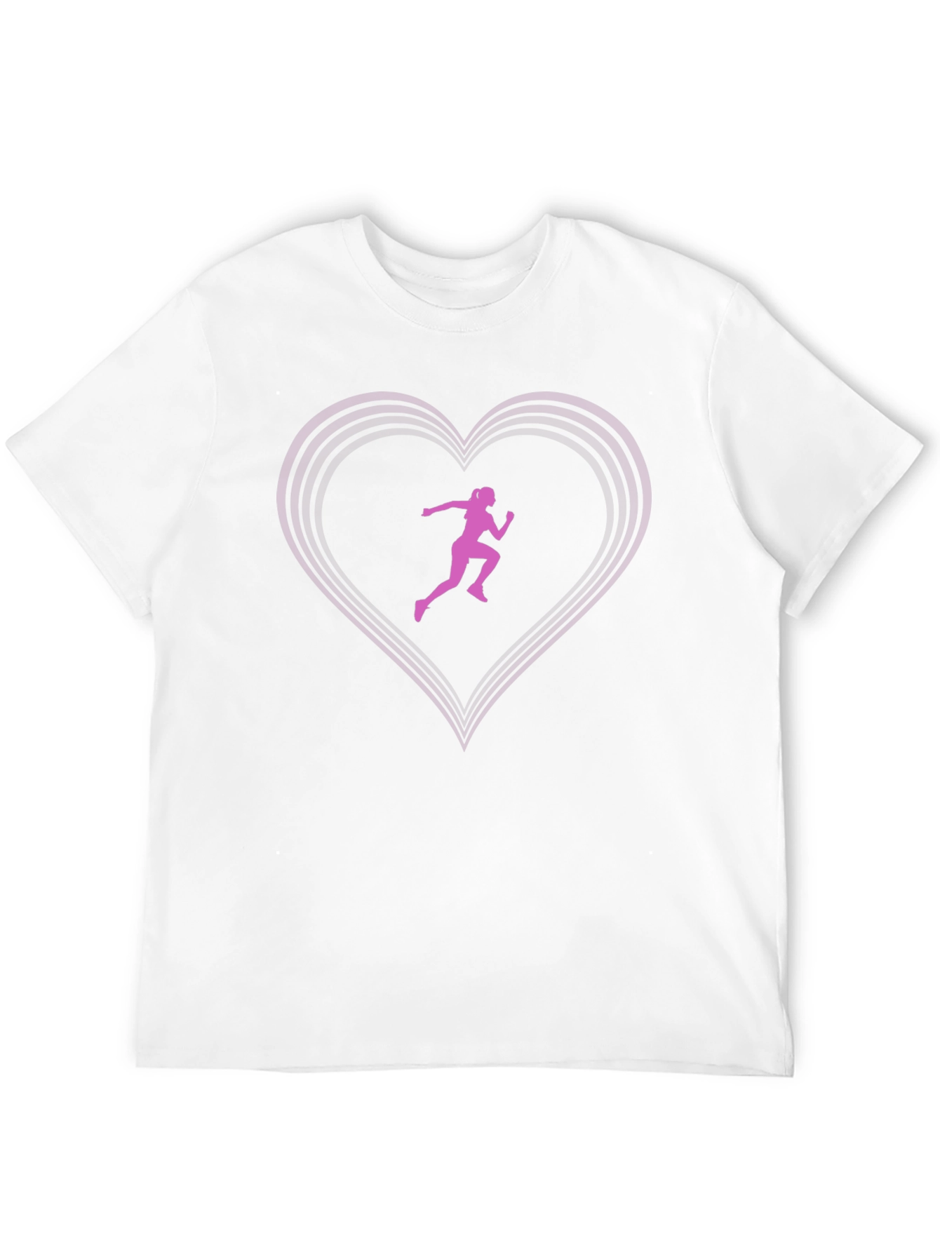 Heart Runner Graphic Tee - Black
