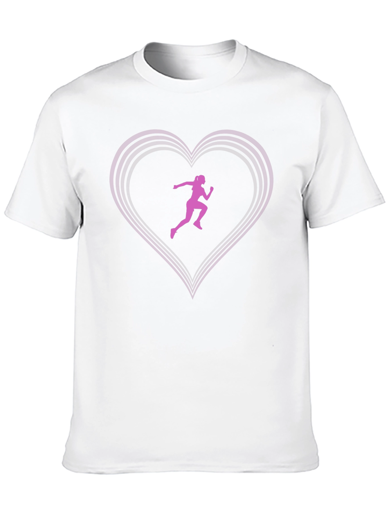 Heart Runner Graphic Tee - Black