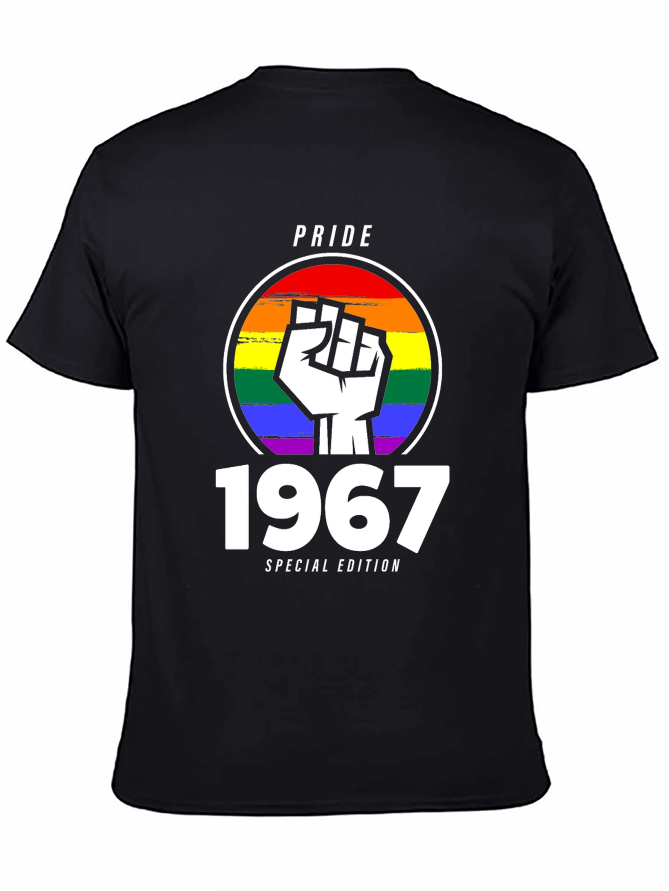 Pride 1967 Special Edition T-Shirt - LGBTQ+ Rainbow Fist