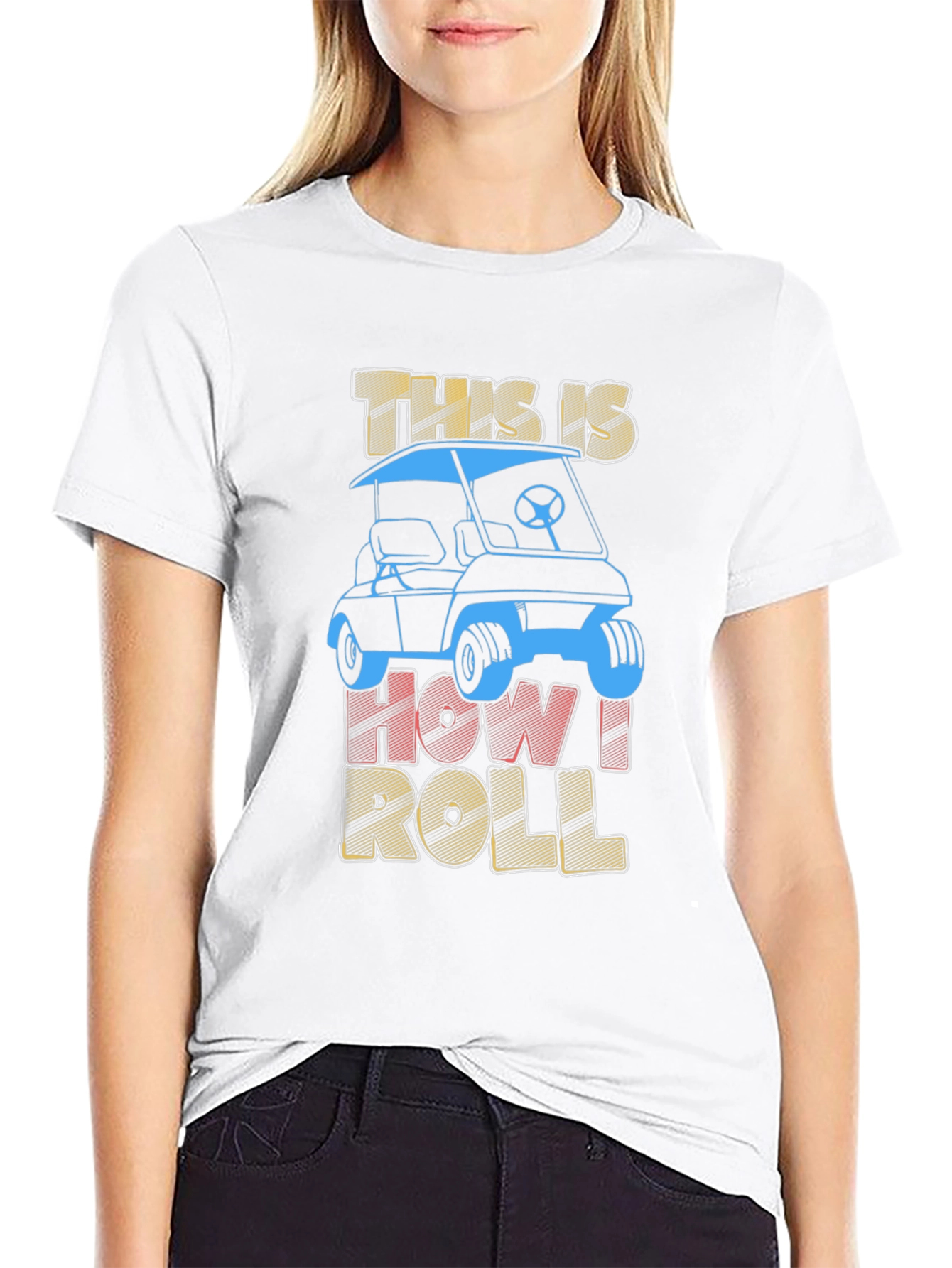 This is How I Roll Golf Cart T-Shirt