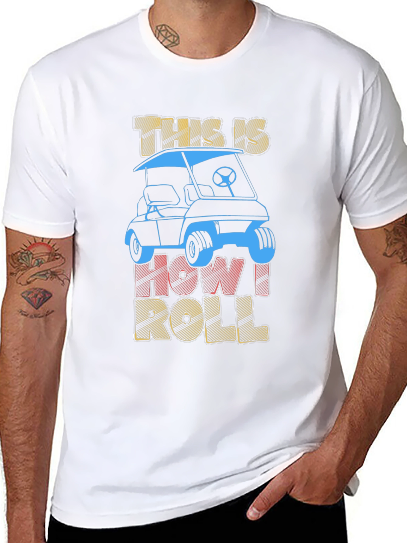 This is How I Roll Golf Cart T-Shirt