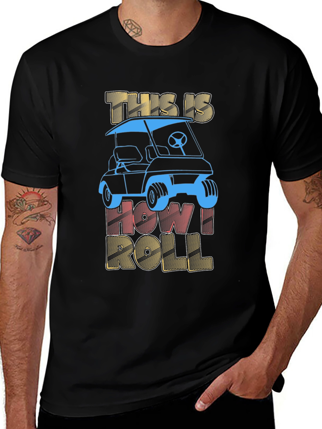 This is How I Roll Golf Cart T-Shirt