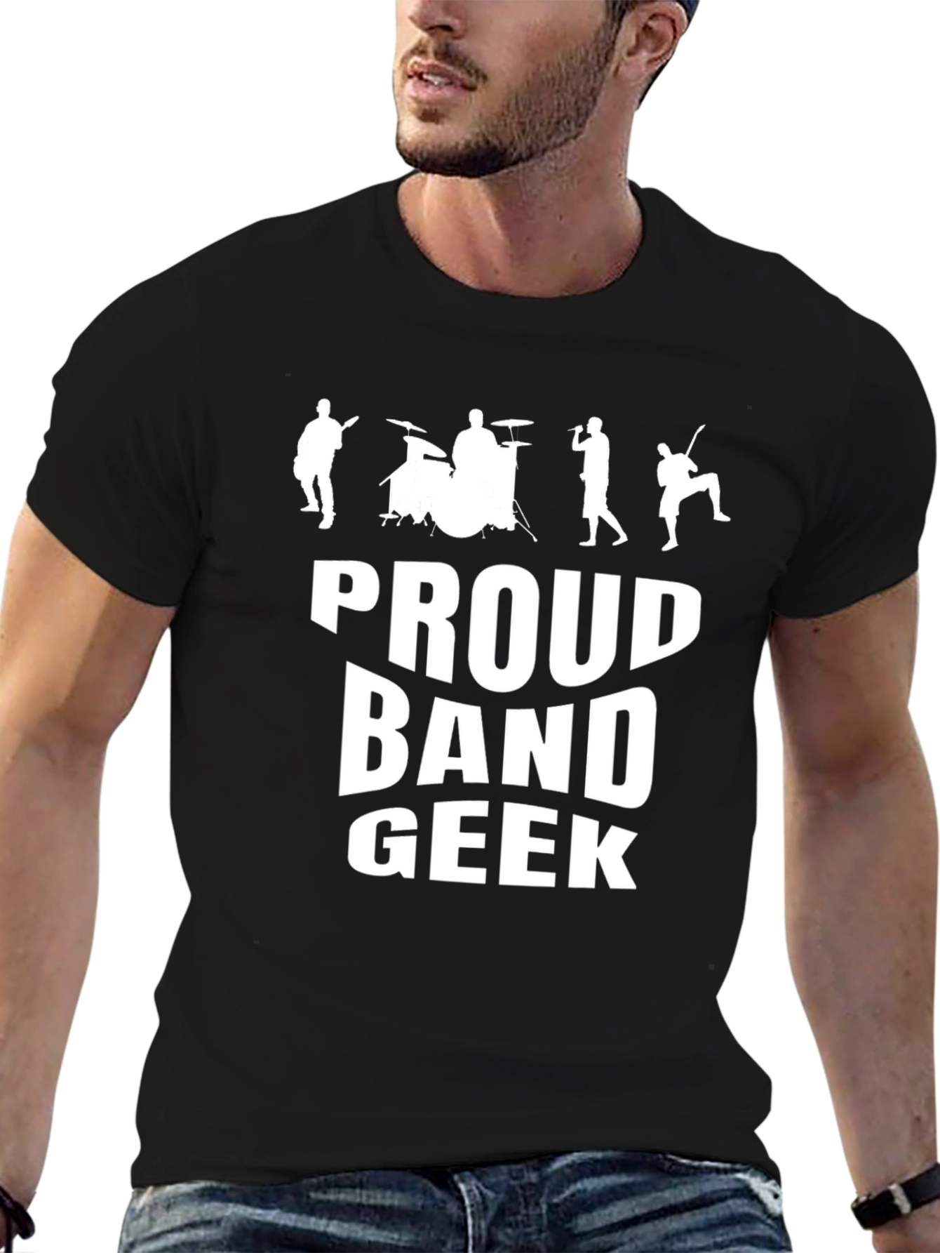 Proud Band Geek T-Shirt Music Lover Tee