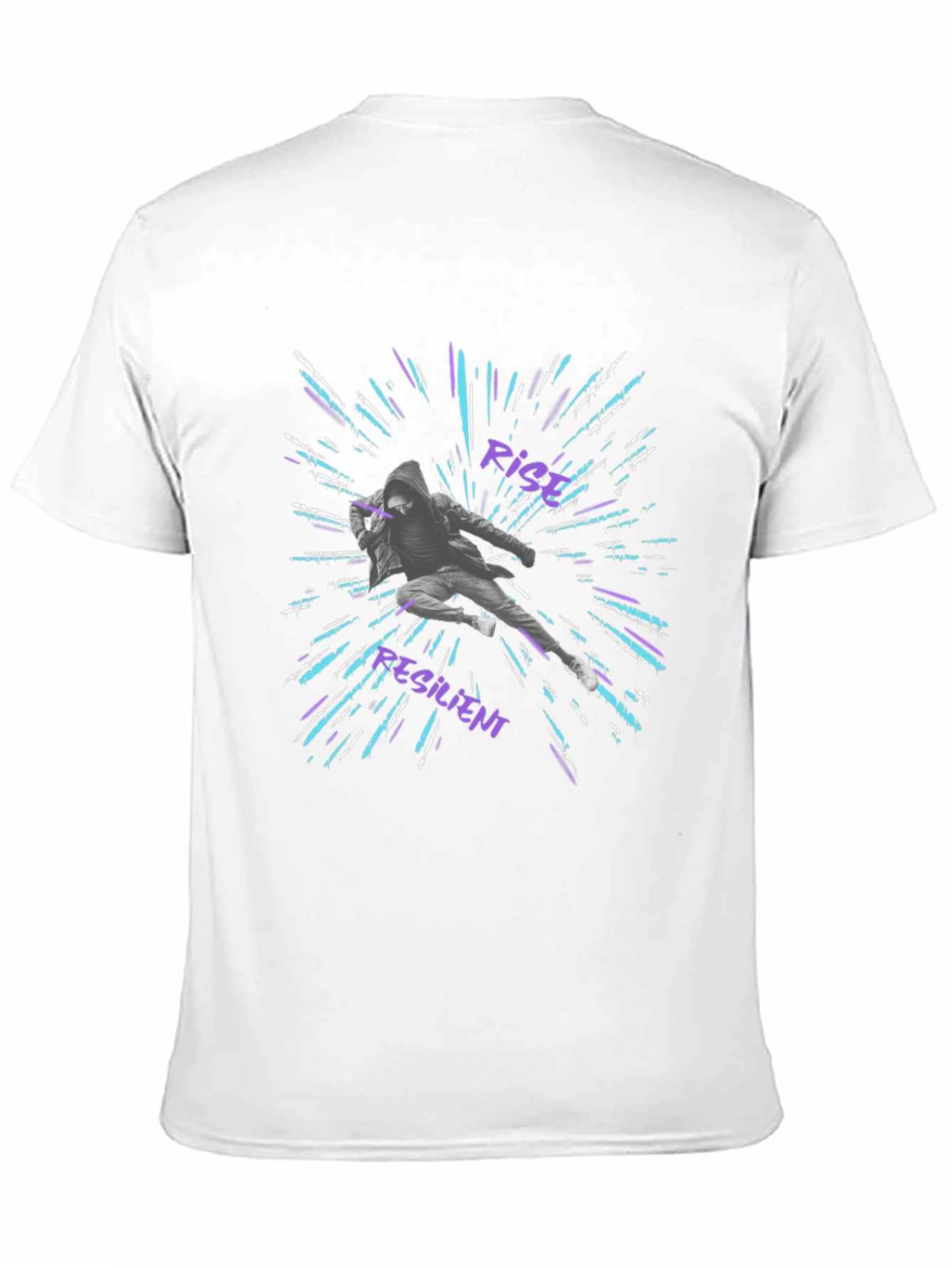 Rich Resilient Graphic Black T-Shirt