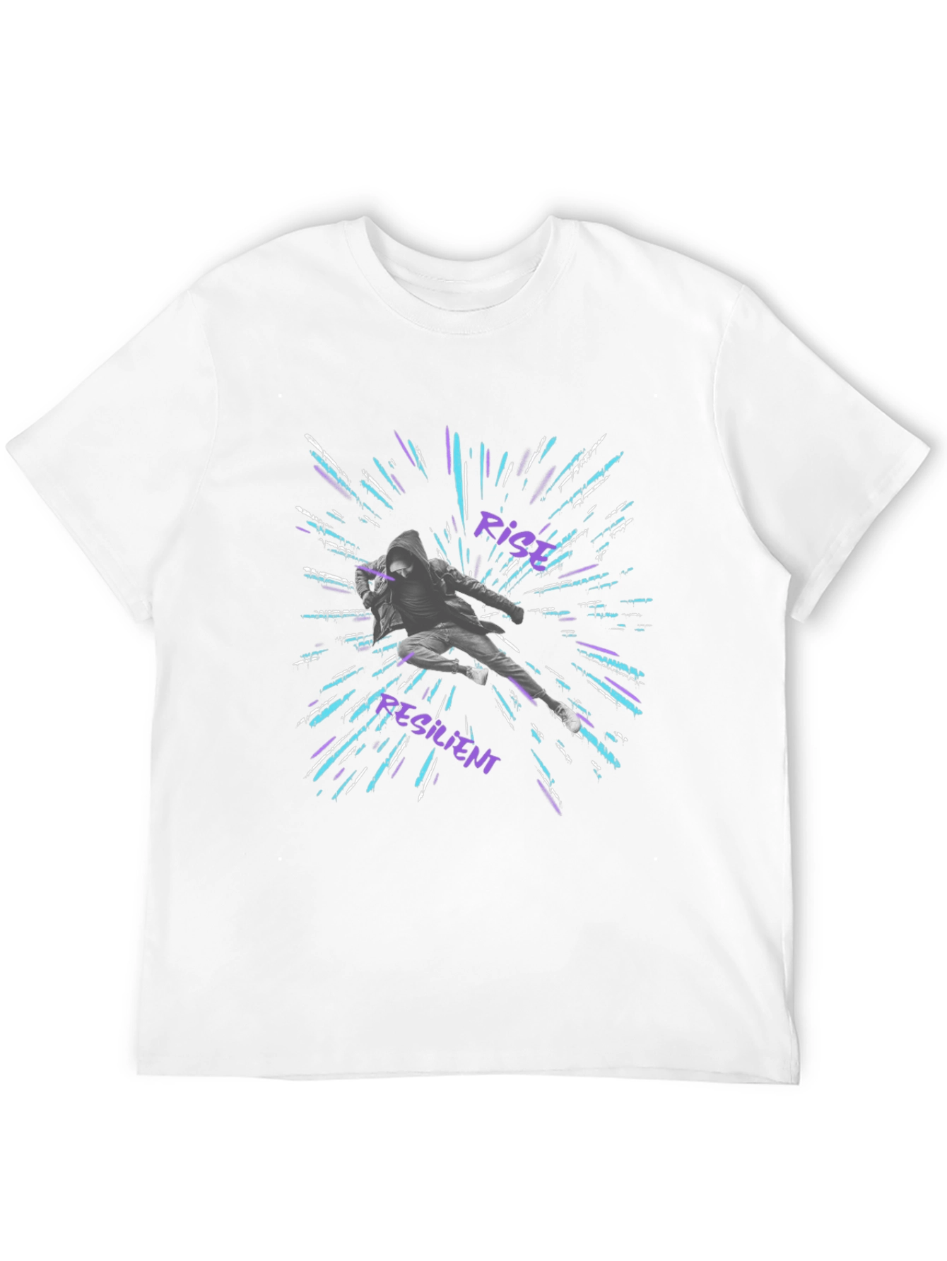 Rich Resilient Graphic Black T-Shirt