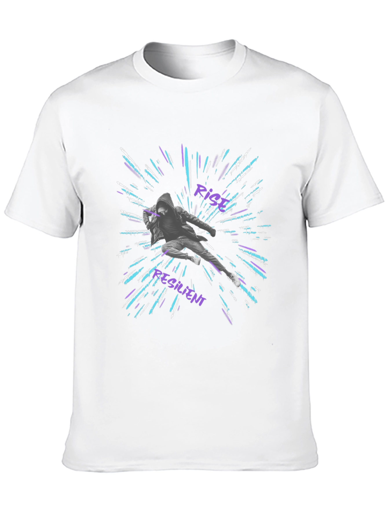 Rich Resilient Graphic Black T-Shirt