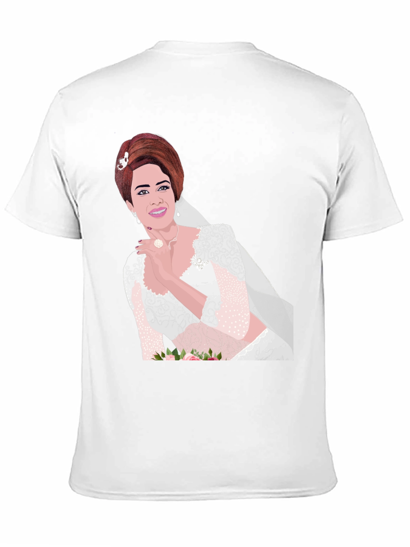 Bride Graphic Tee - Stylish Black Cotton Blend