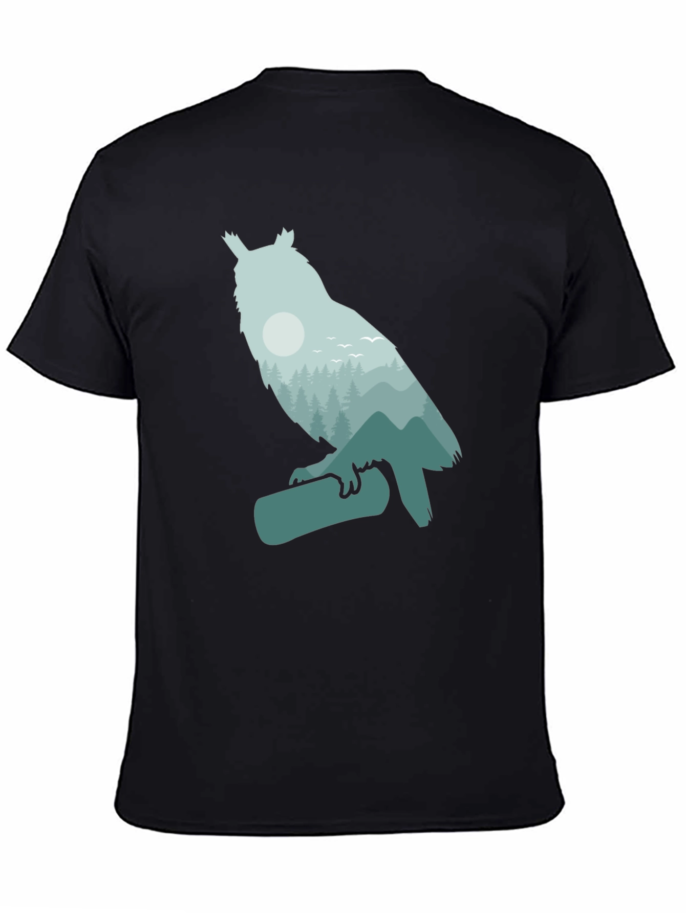 Owl Forest Graphic Tee - Nature Lovers T-Shirt