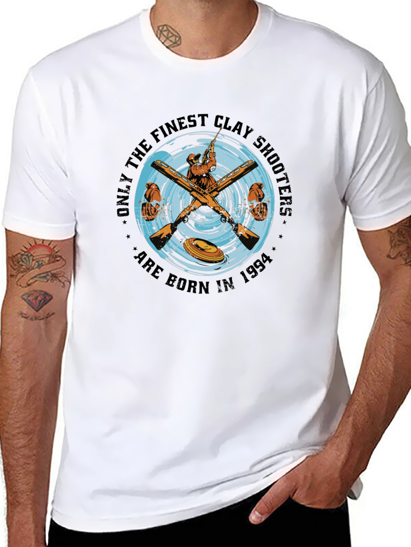 Finest Clay Shooters T-Shirt - Born in 1994