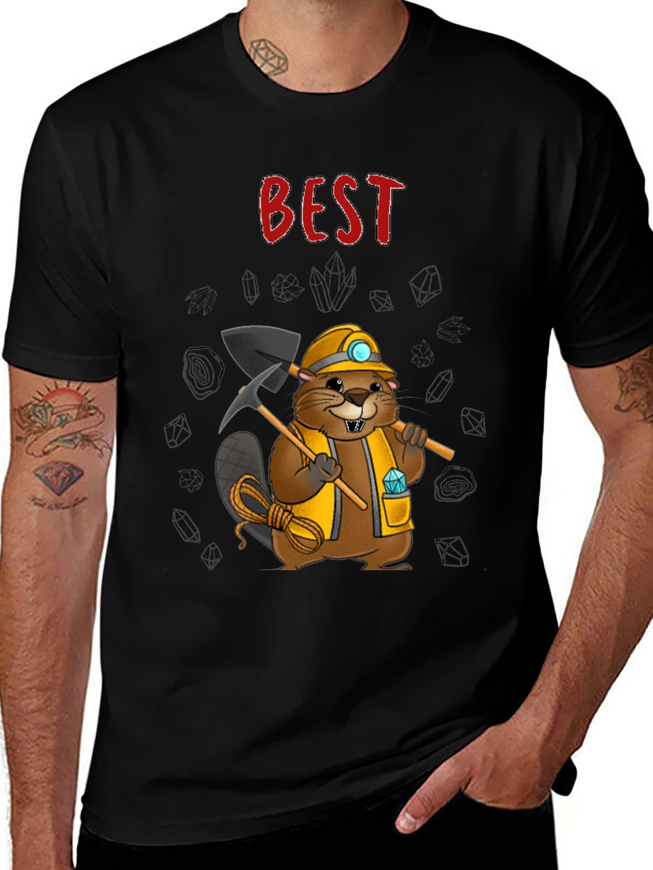 Best Beaver Miner T-Shirt - Graphic Tee