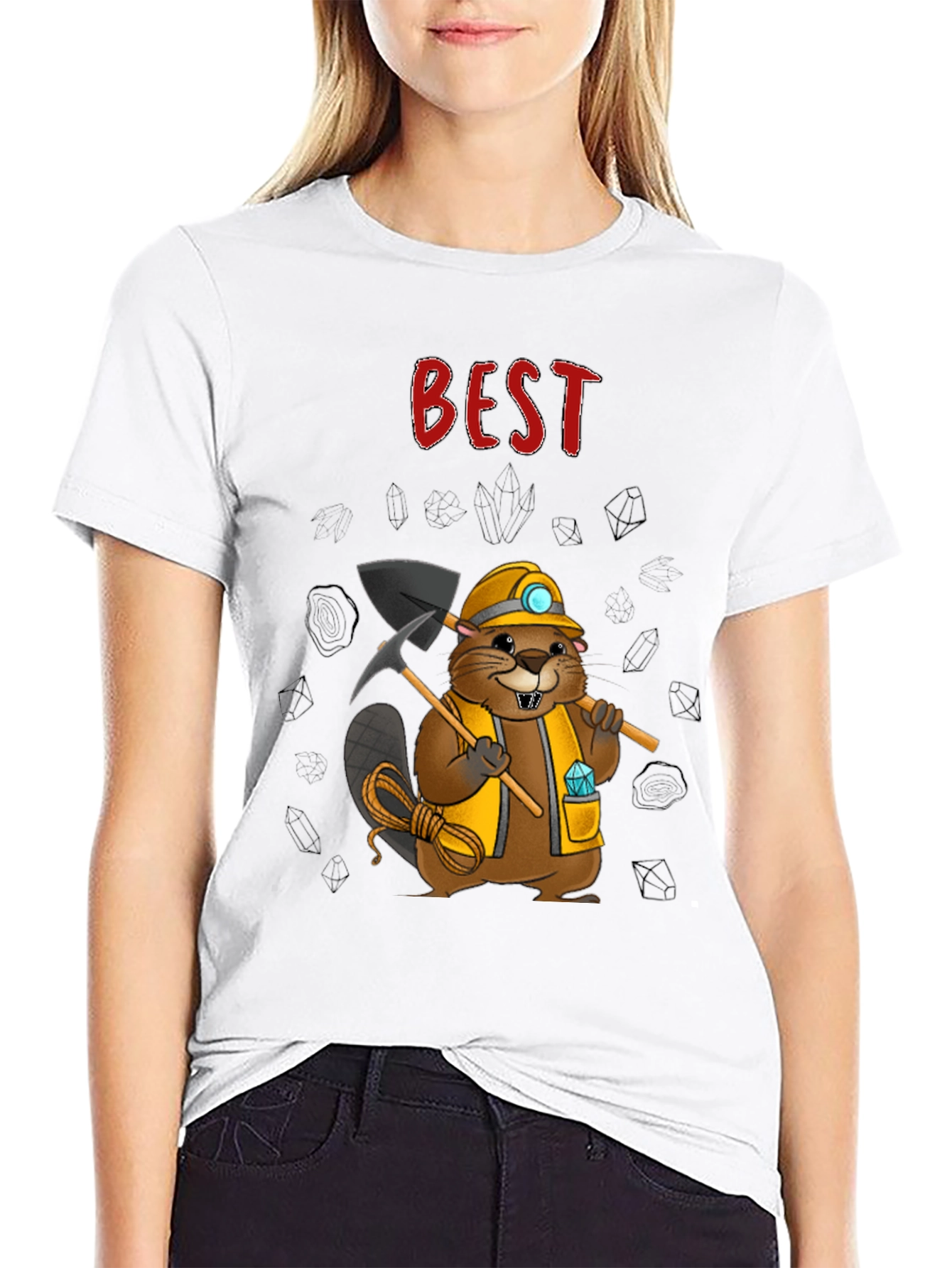 Best Beaver Miner T-Shirt - Graphic Tee
