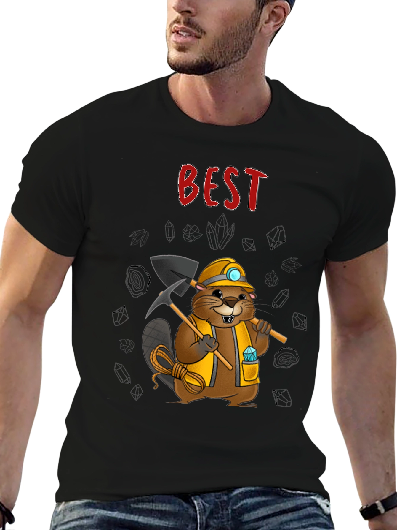 Best Beaver Miner T-Shirt - Graphic Tee
