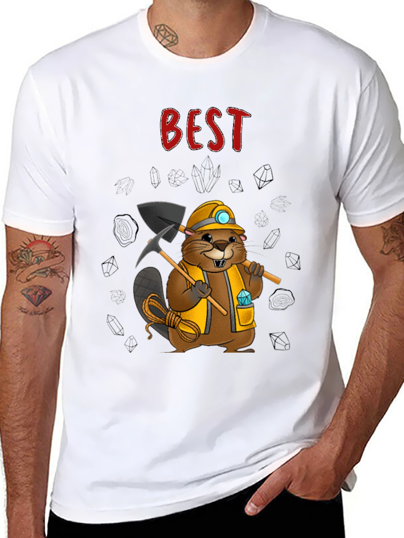 Best Beaver Miner T-Shirt - Graphic Tee