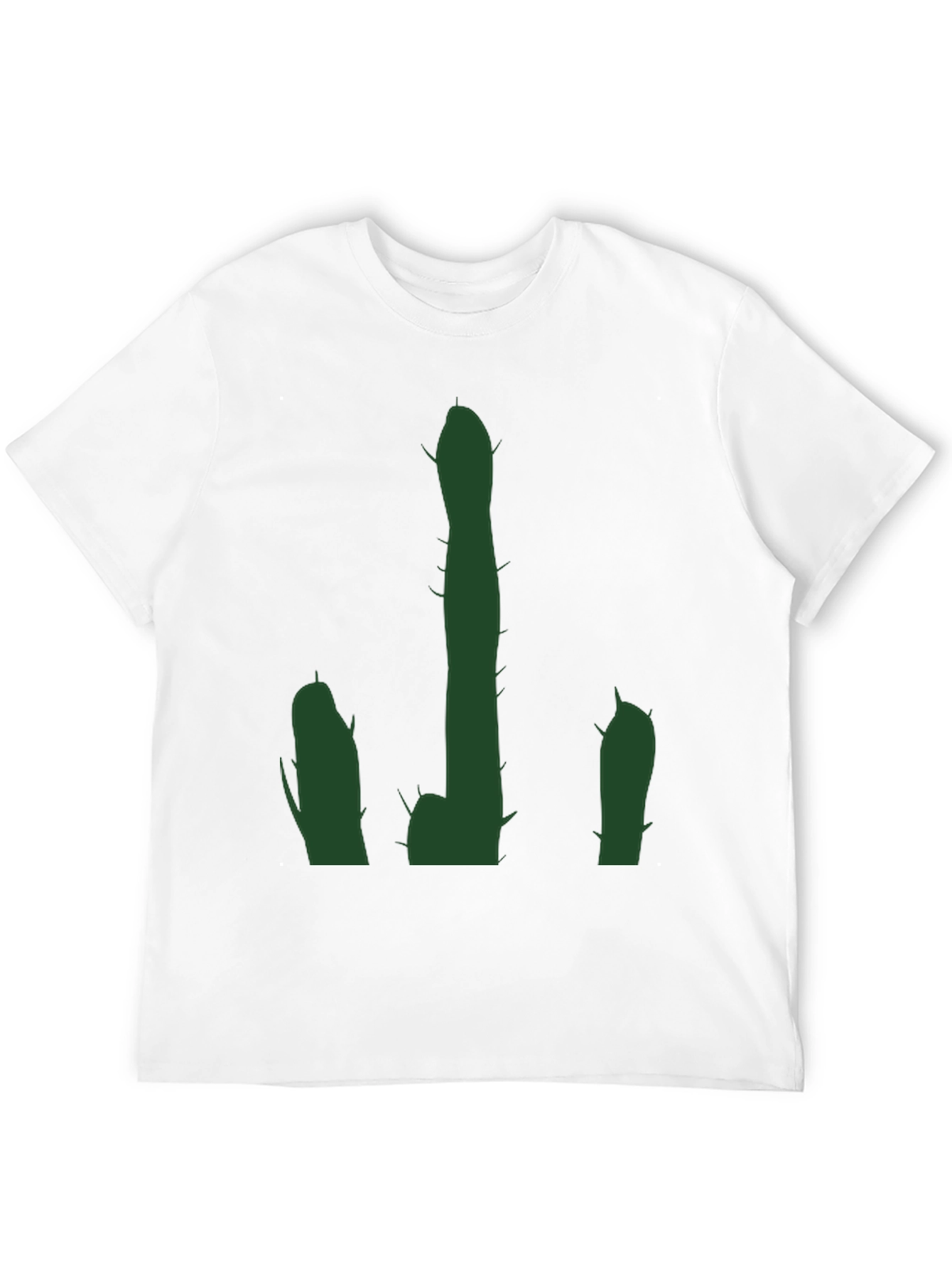 Cactus Graphic Black T-Shirt - Desert Humor Tee