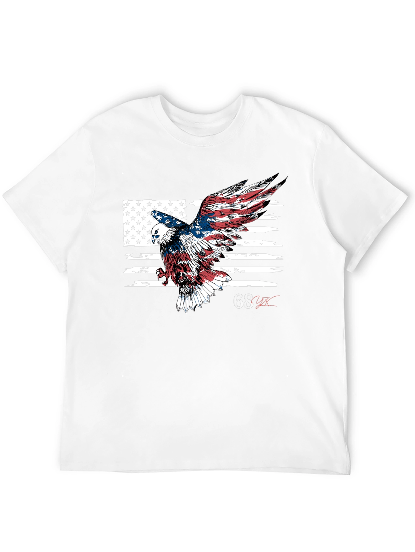 Patriotic Eagle Flag Graphic Tee