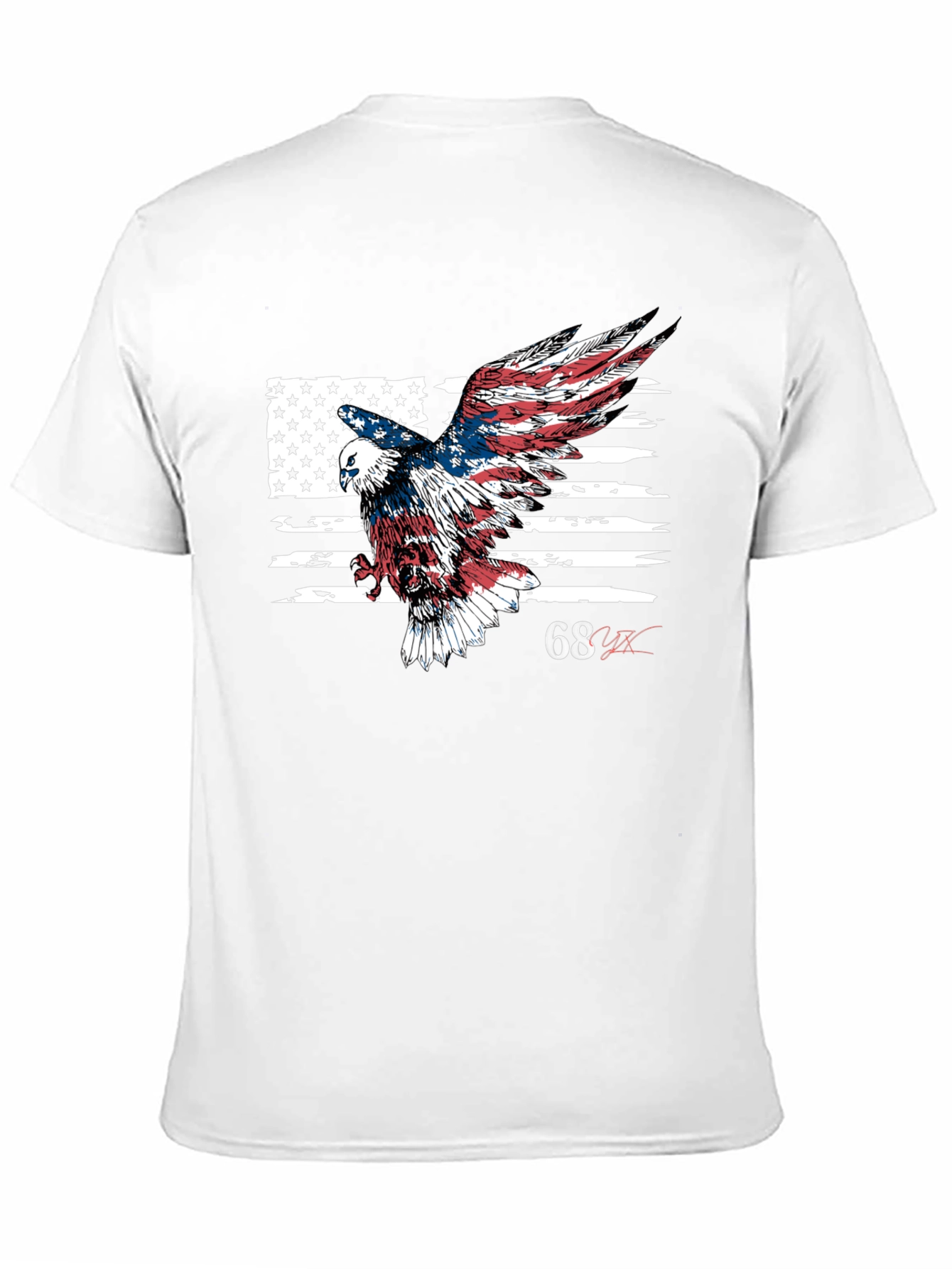 Patriotic Eagle Flag Graphic Tee