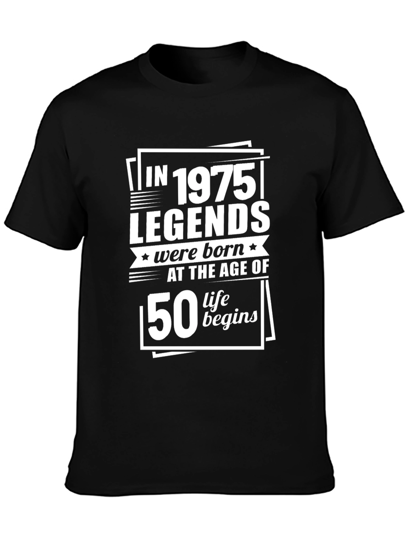 Legends Born in 1975 50th Birthday T-Shirt