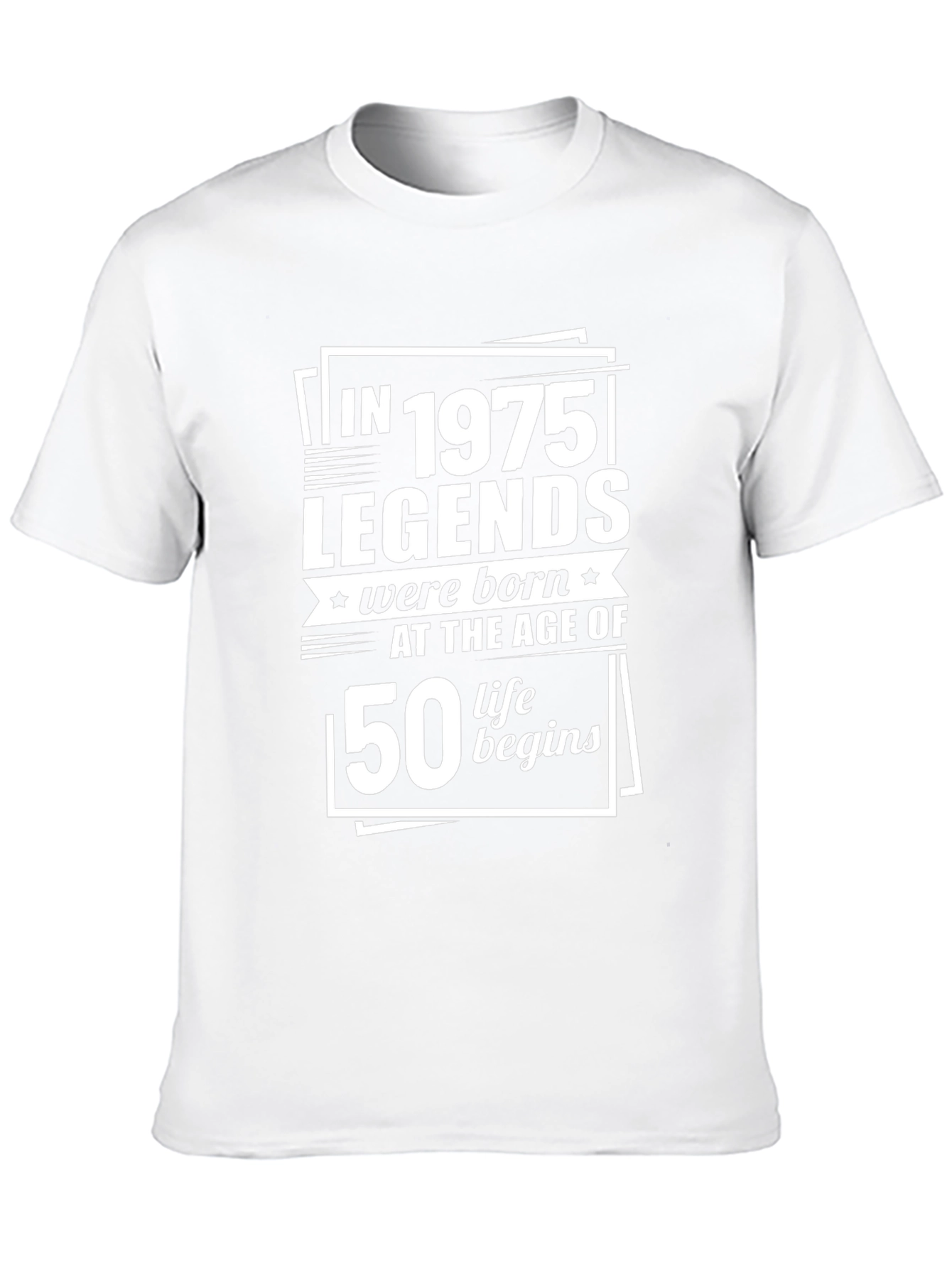 Legends Born in 1975 50th Birthday T-Shirt