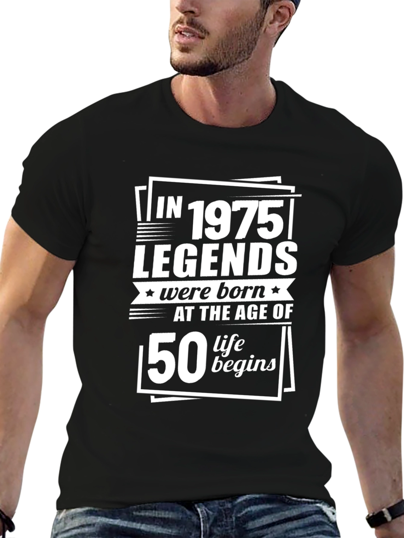 Legends Born in 1975 50th Birthday T-Shirt