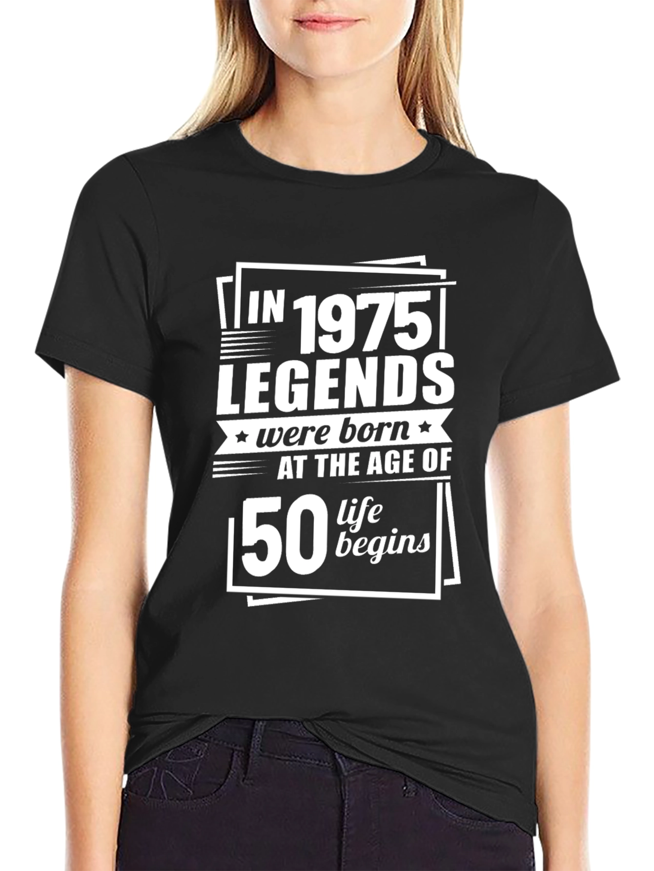 Legends Born in 1975 50th Birthday T-Shirt