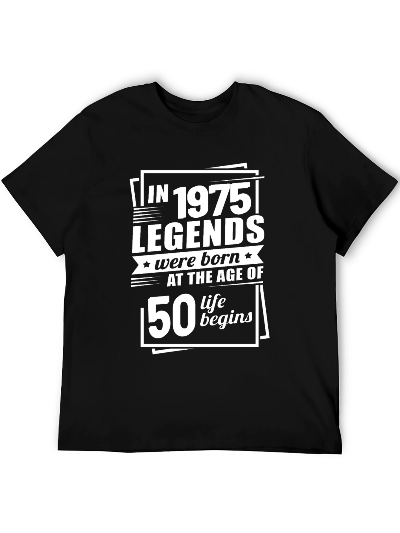 Legends Born in 1975 50th Birthday T-Shirt