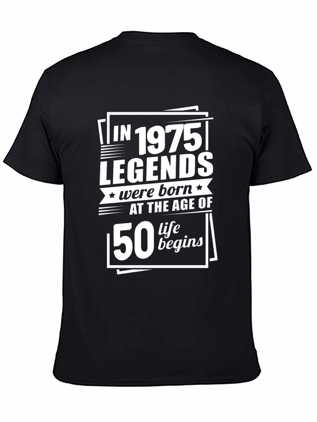 Legends Born in 1975 50th Birthday T-Shirt