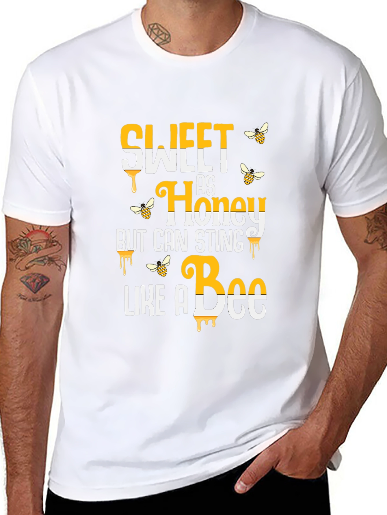 Sweet as Honey Bee Graphic T-Shirt