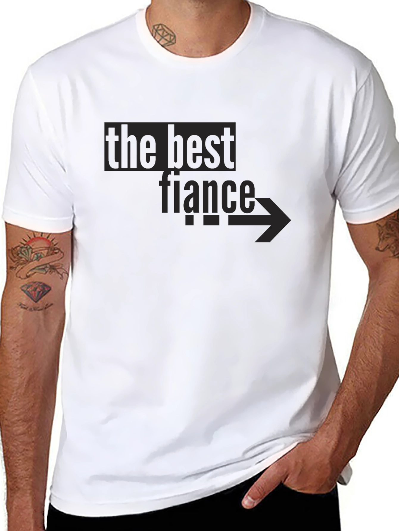 The Best Fiancé T-Shirt - Novelty Apparel