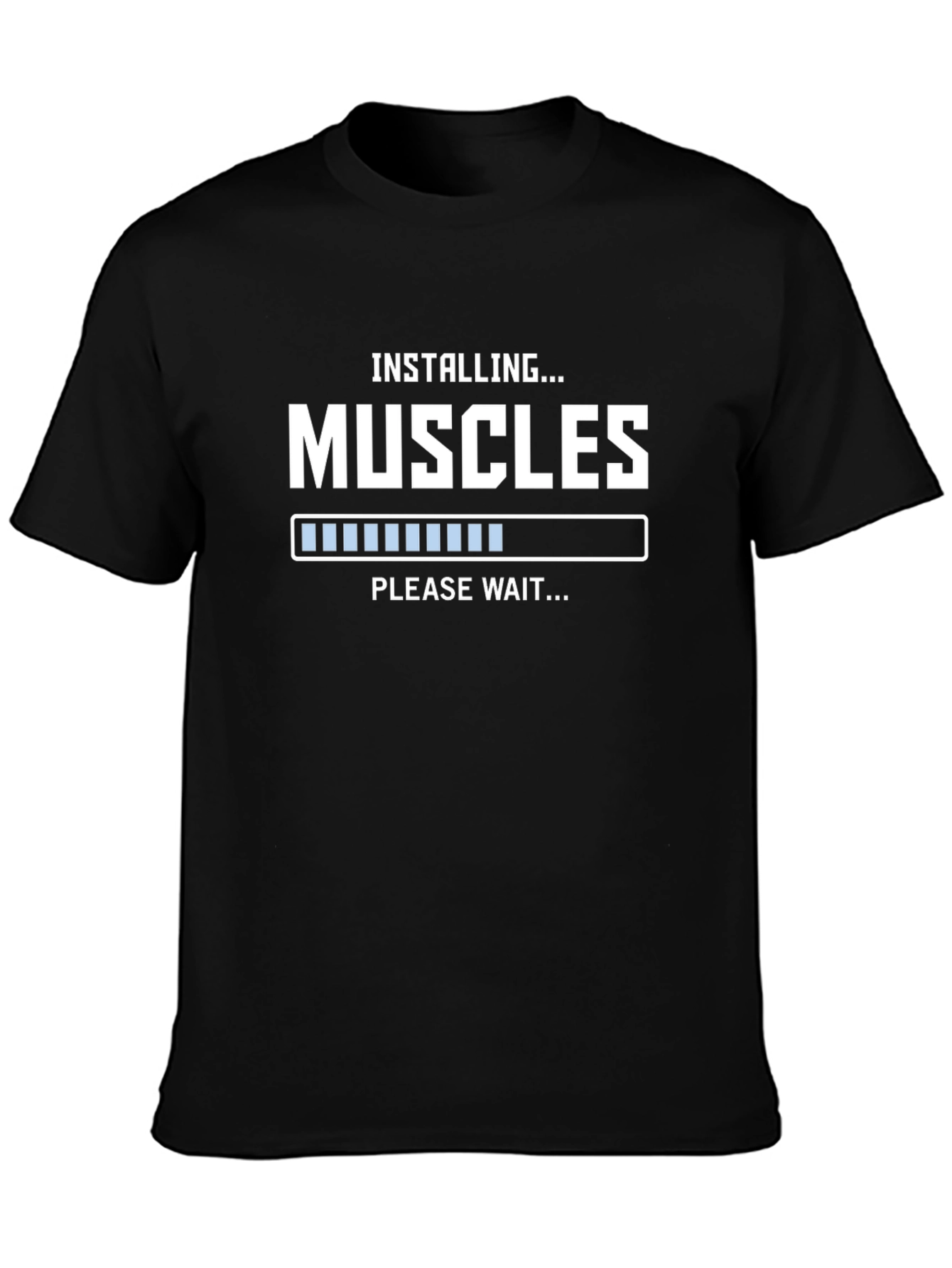 Installing Muscles Funny Workout T-Shirt