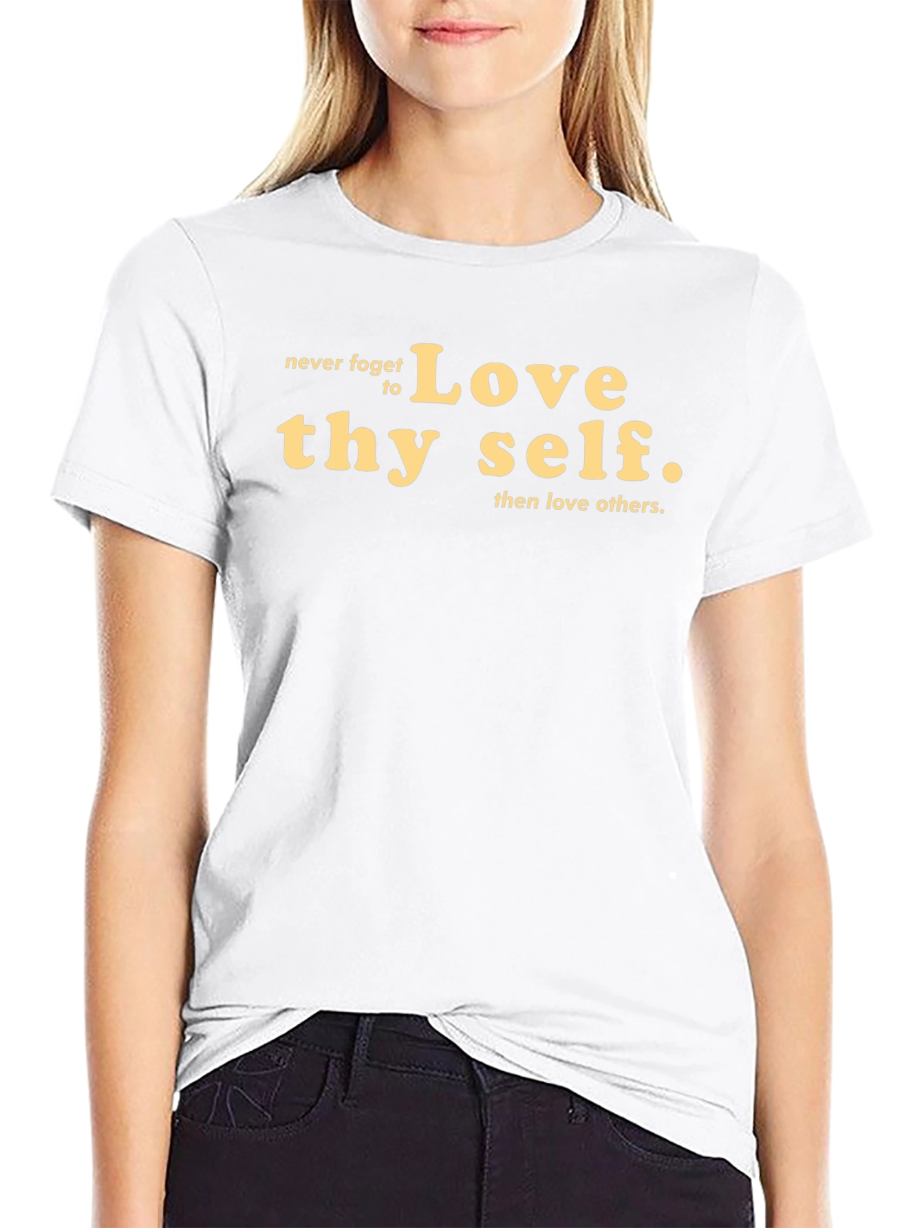 Love Thy Self T-Shirt - Motivational Graphic Tee