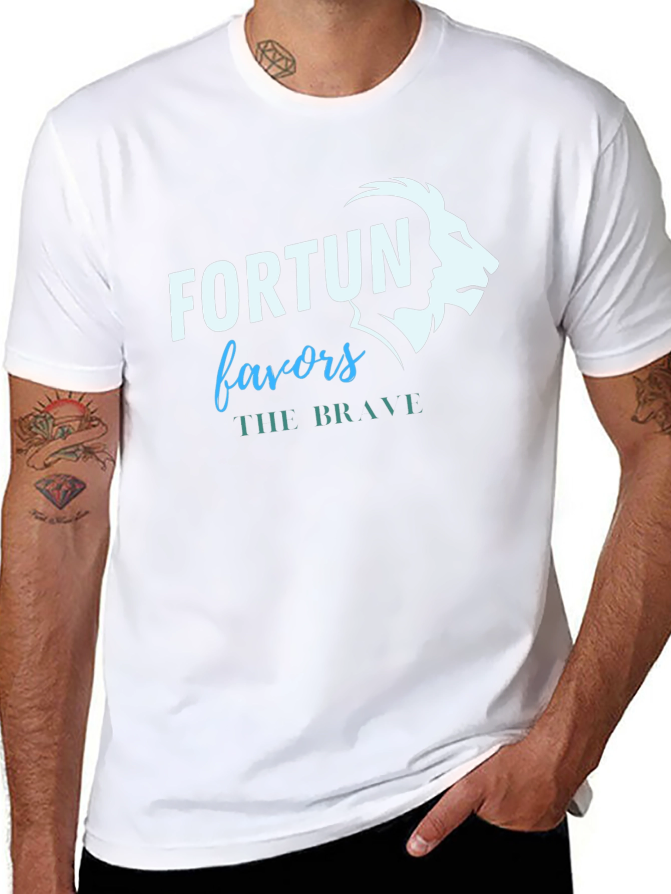 Fortune Favors The Brave Graphic Tee