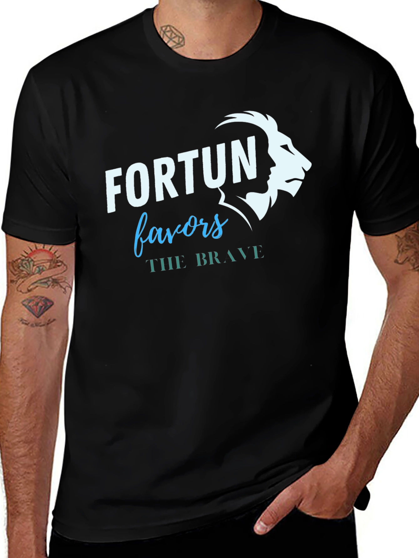 Fortune Favors The Brave Graphic Tee