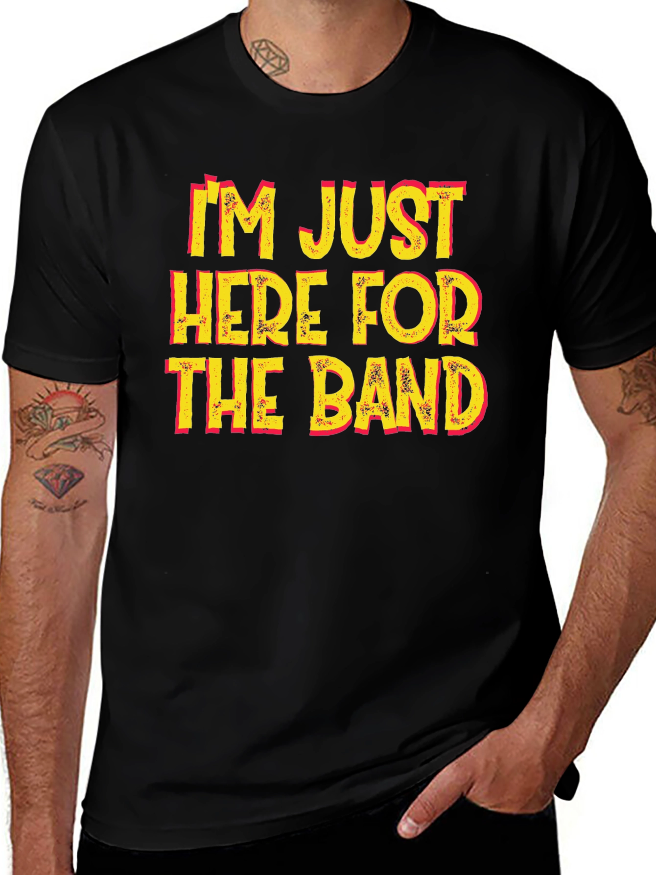 Im Just Here For The Band Graphic T-Shirt