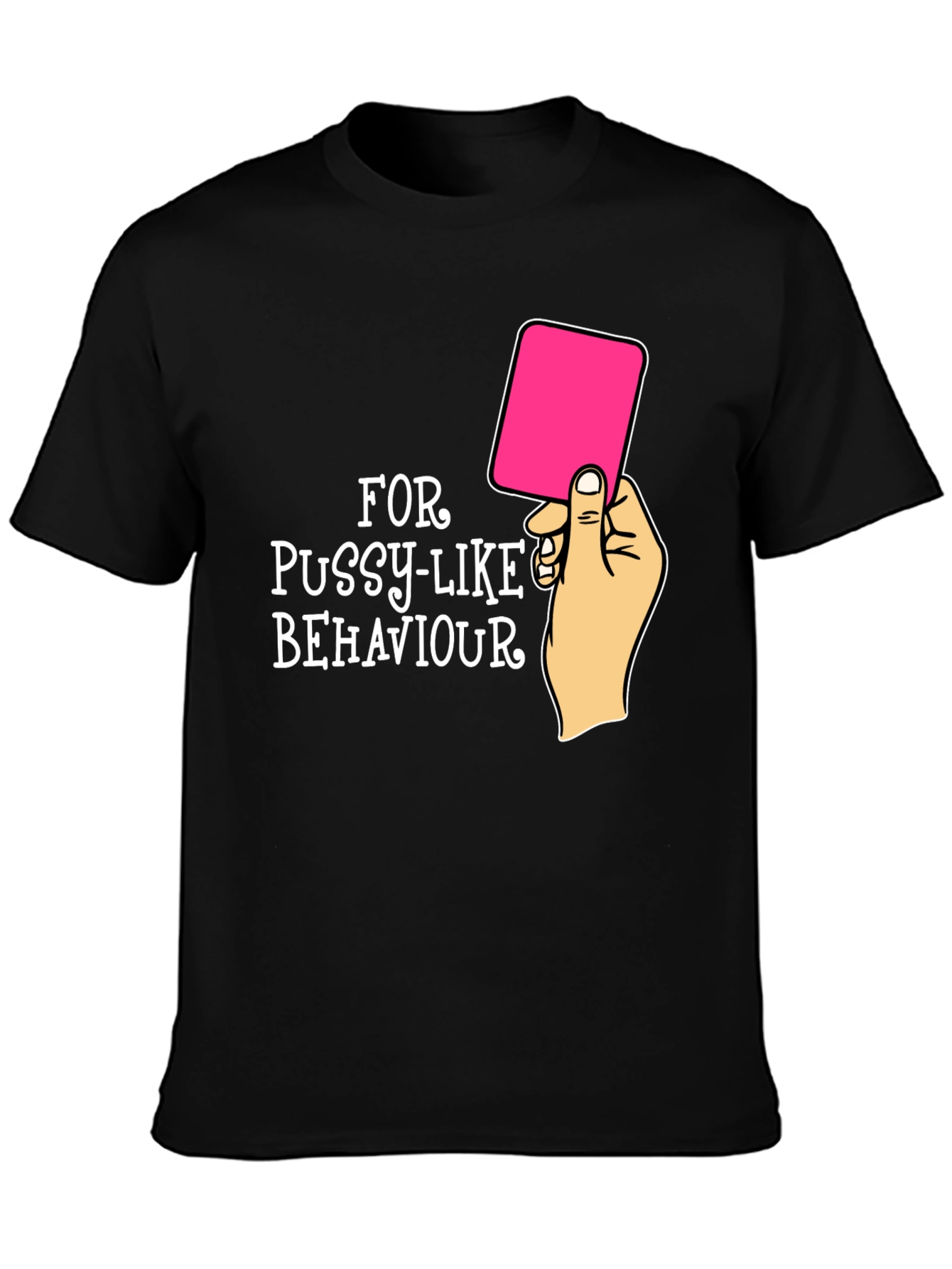 Red Card Warning Funny Graphic Tee