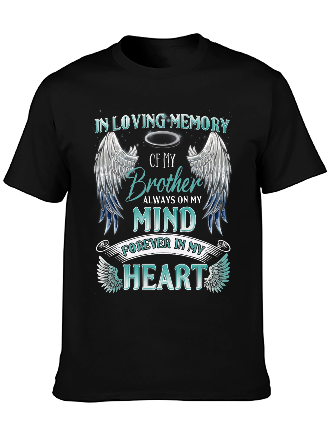 In Loving Memory Brother Graphic T-Shirt