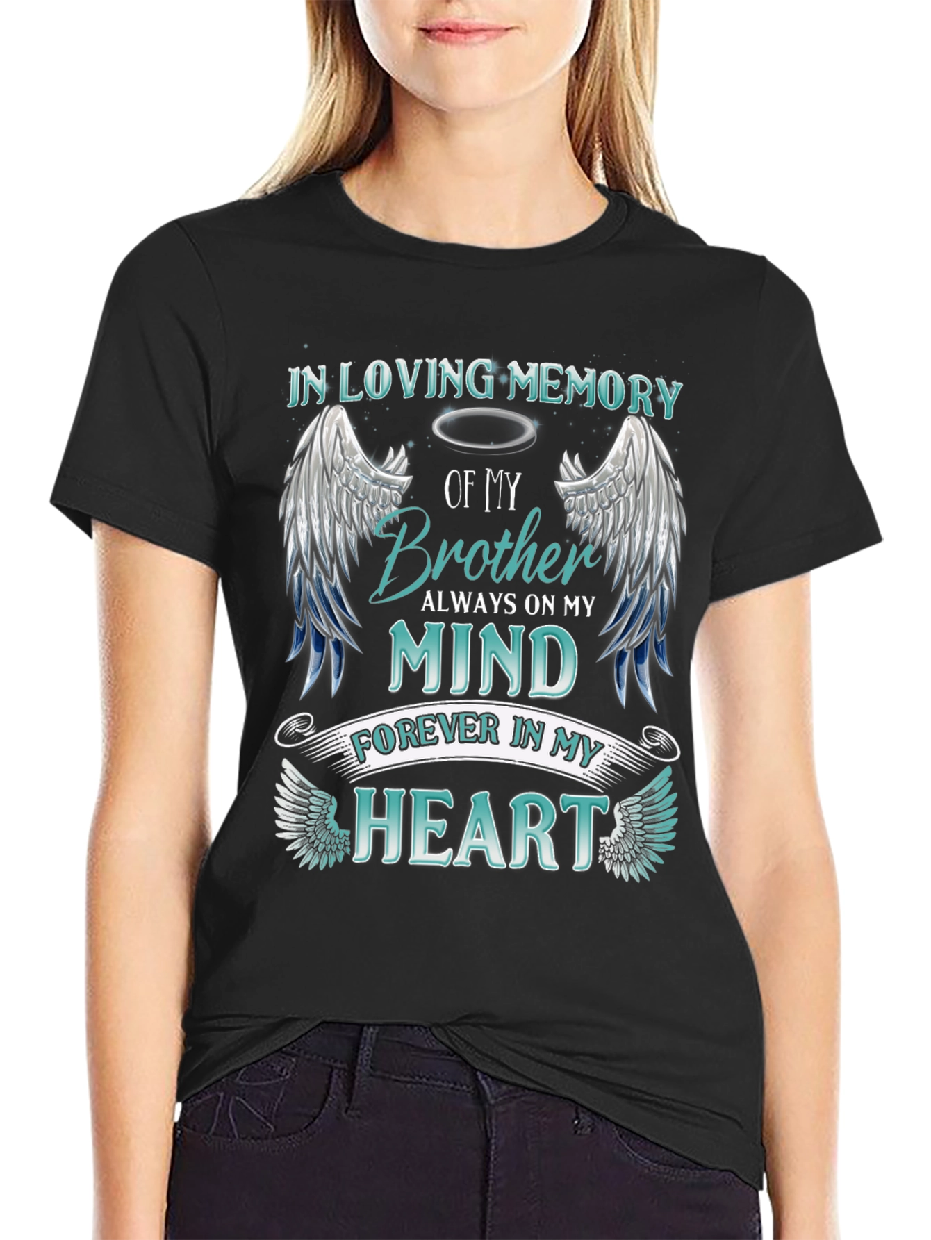 In Loving Memory Brother Graphic T-Shirt