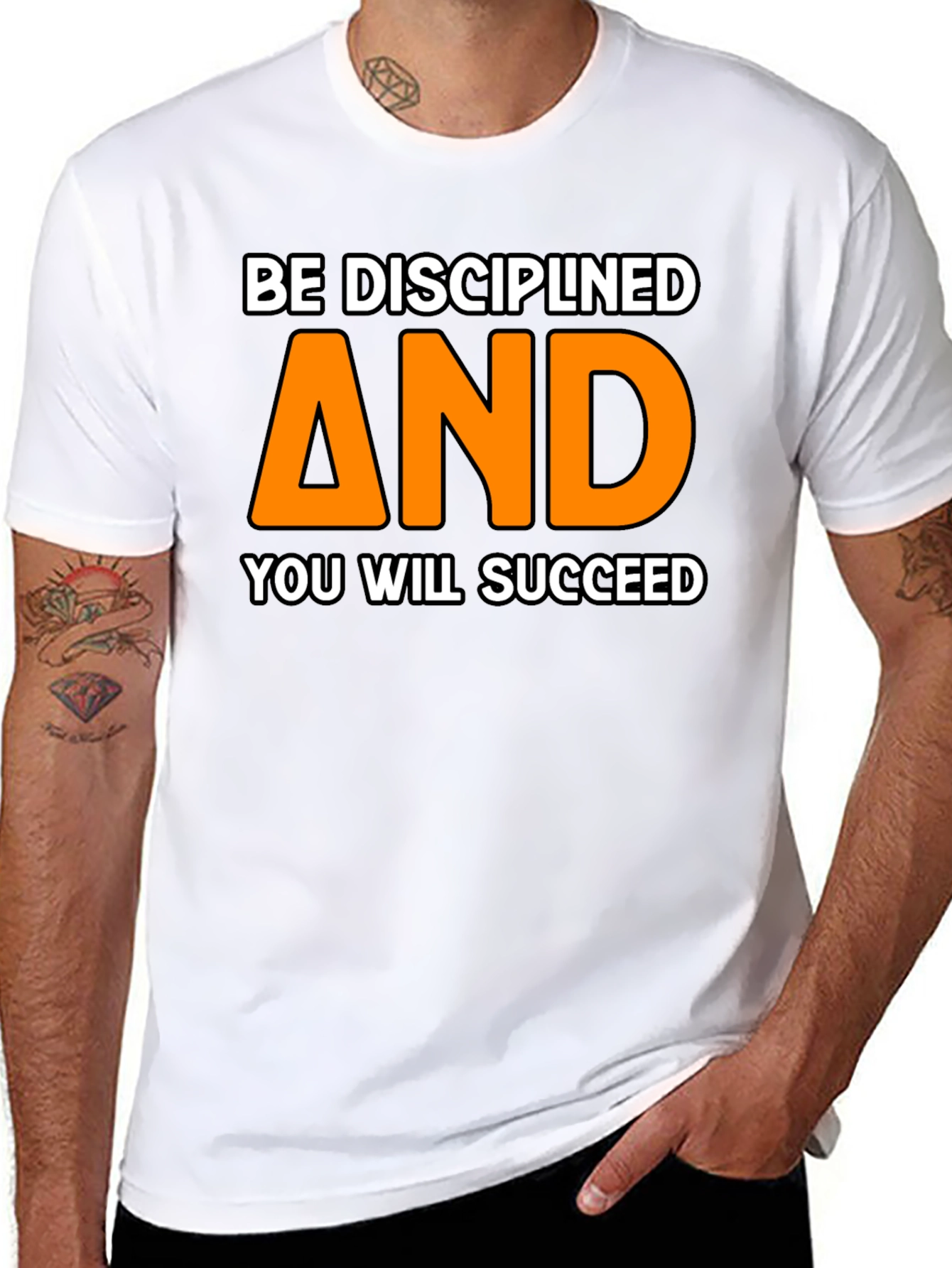 Be Disciplined Motivational T-Shirt