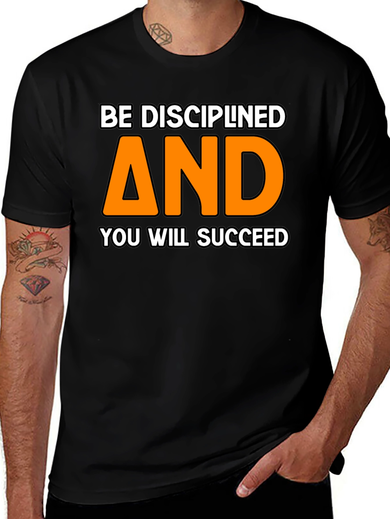 Be Disciplined Motivational T-Shirt