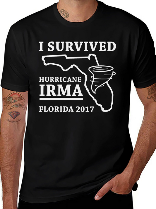 I Survived Hurricane Irma T-Shirt Florida 2017