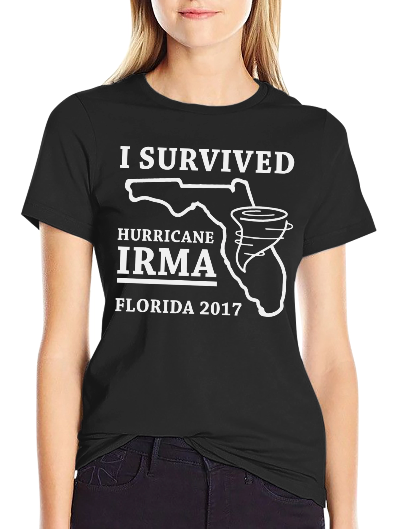 I Survived Hurricane Irma T-Shirt Florida 2017