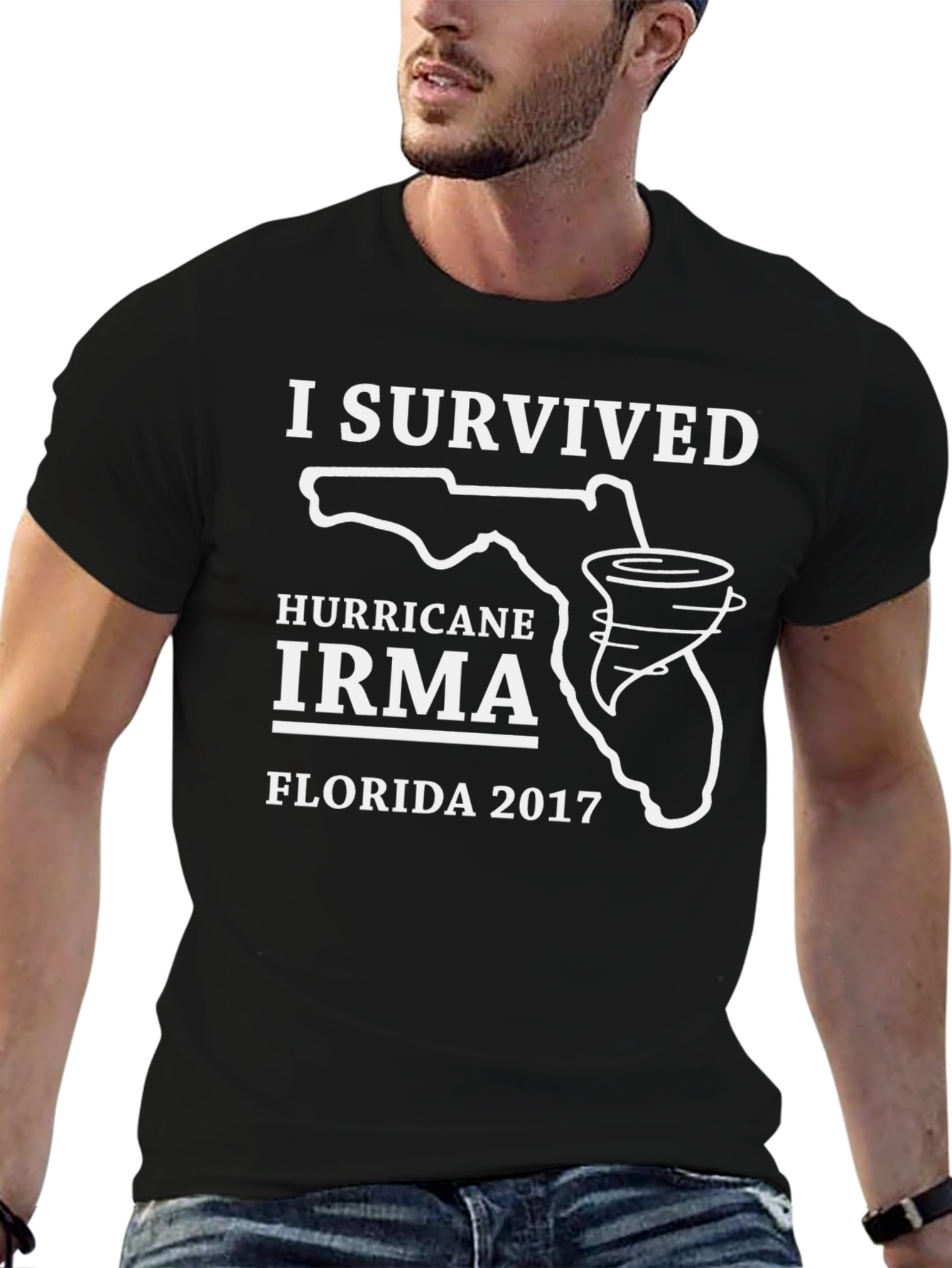 I Survived Hurricane Irma T-Shirt Florida 2017