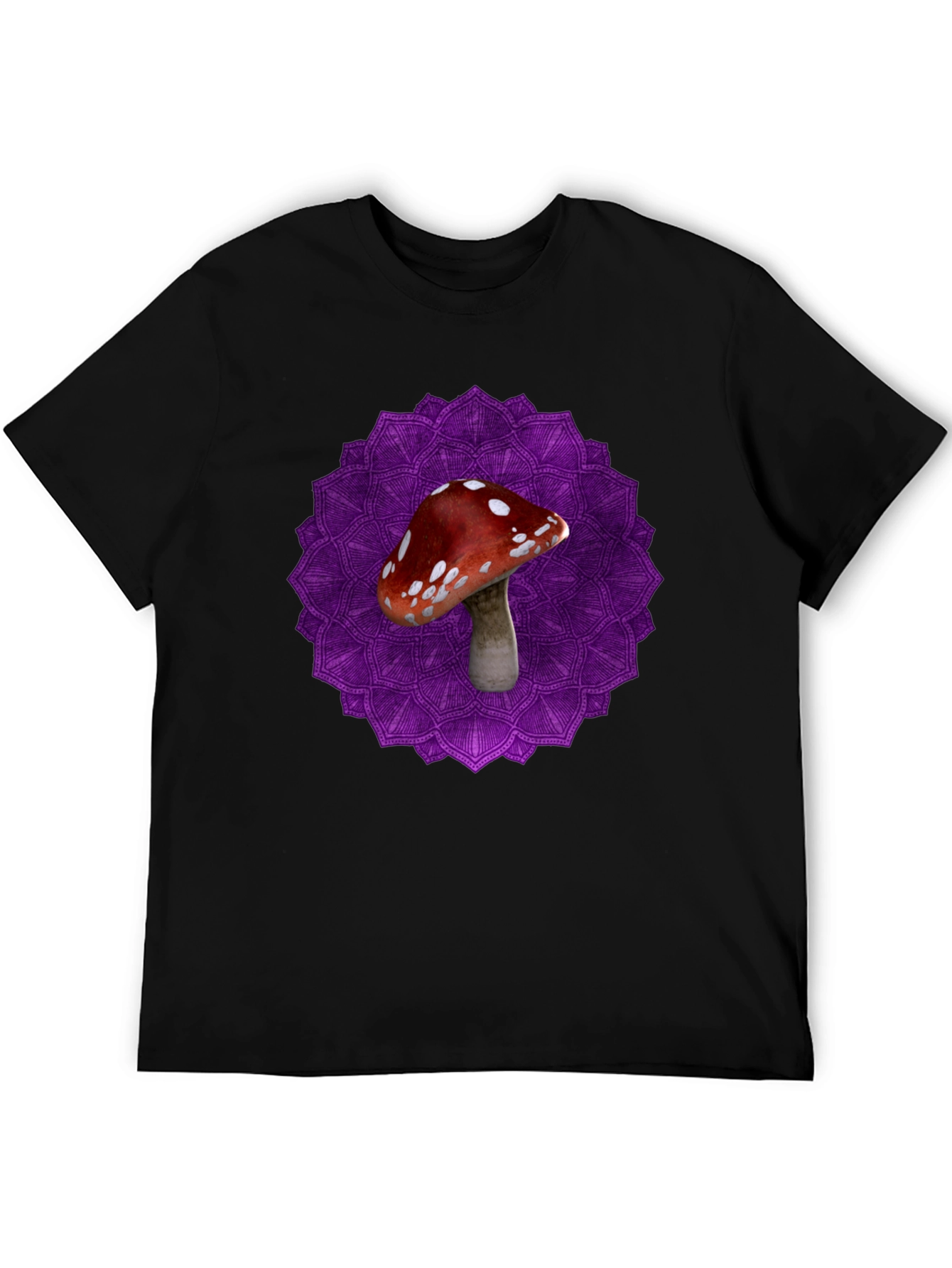 Mushroom Mandala Graphic T-Shirt