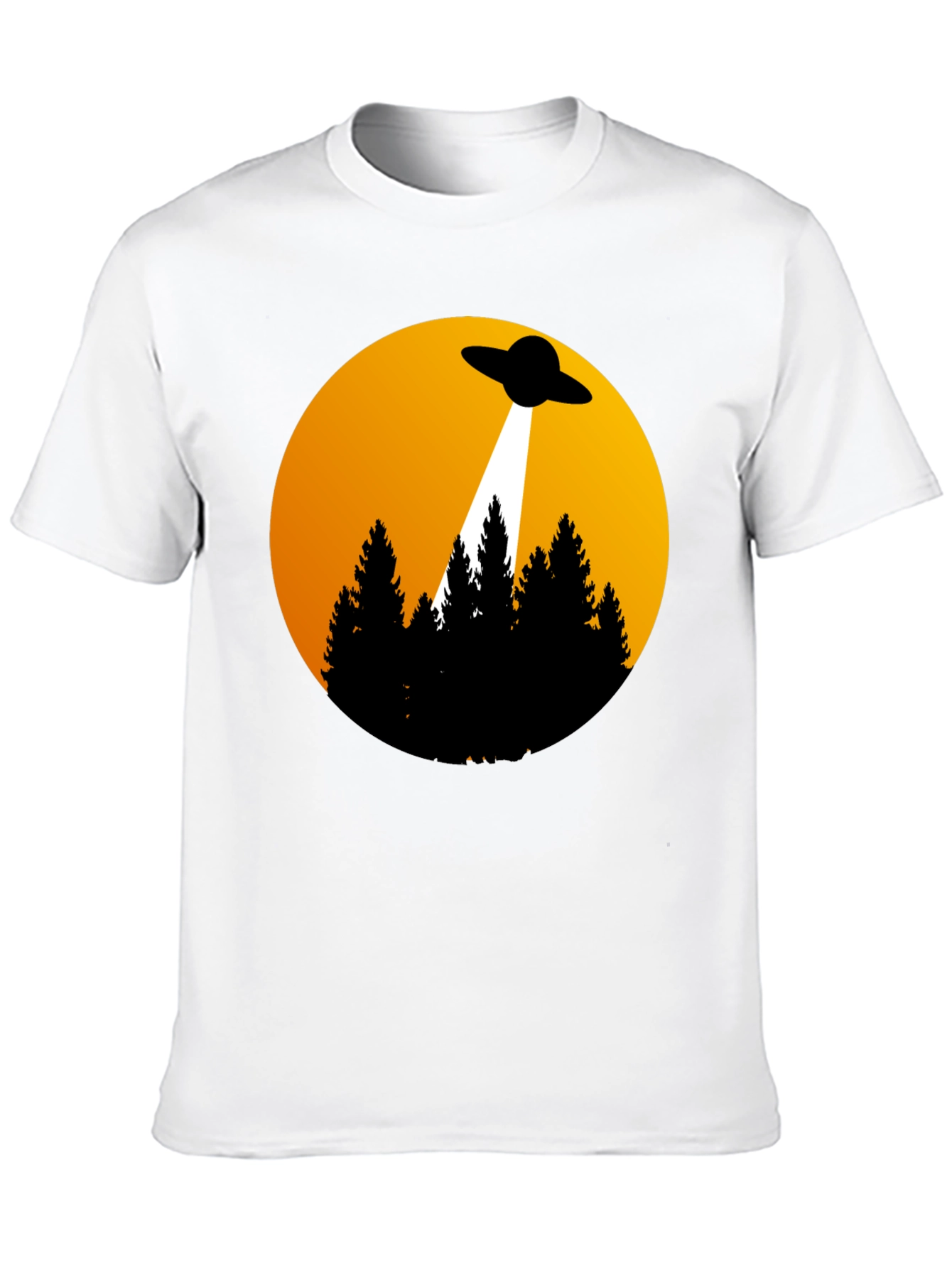 UFO Abduction Graphic T-Shirt