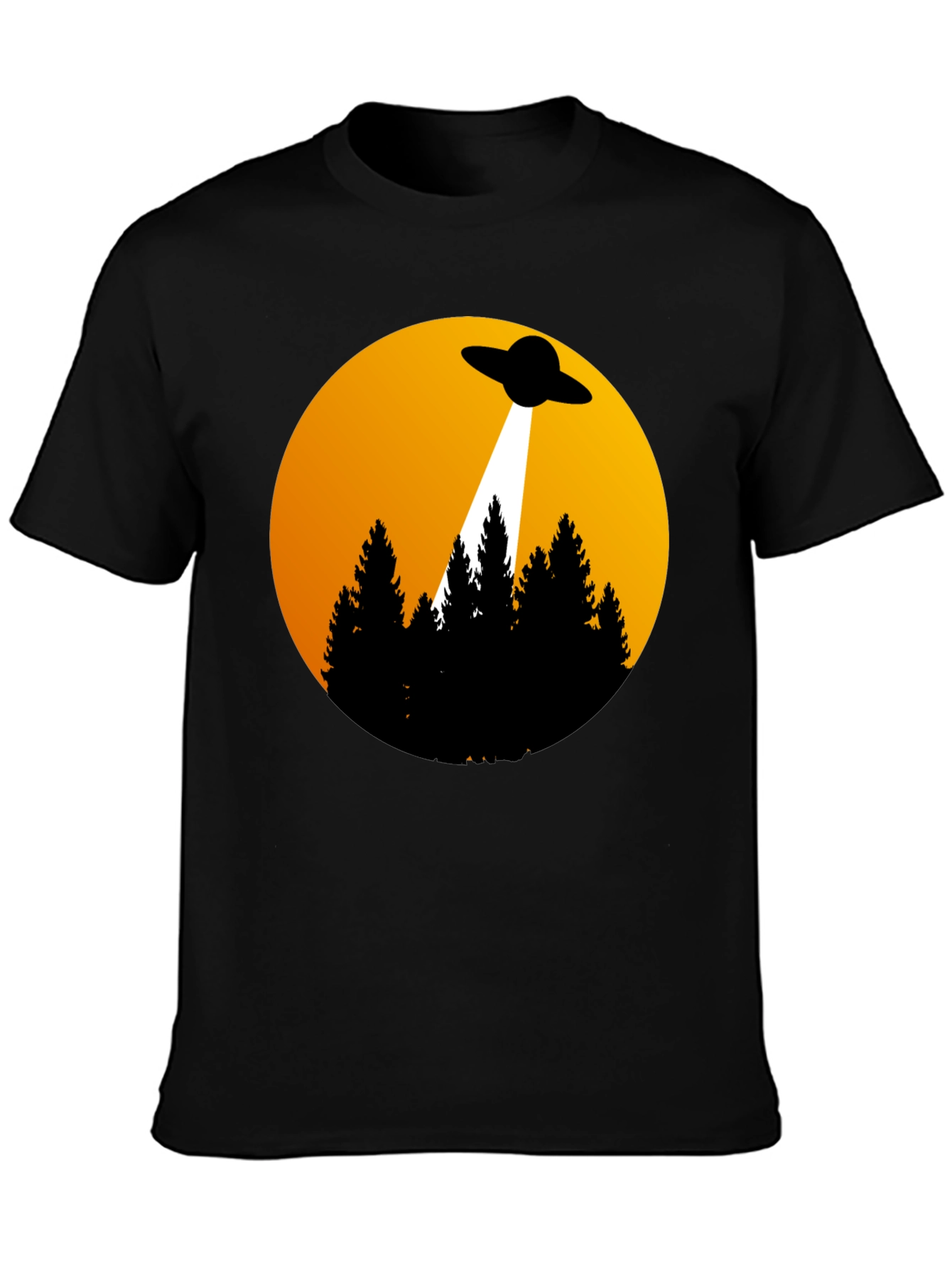 UFO Abduction Graphic T-Shirt