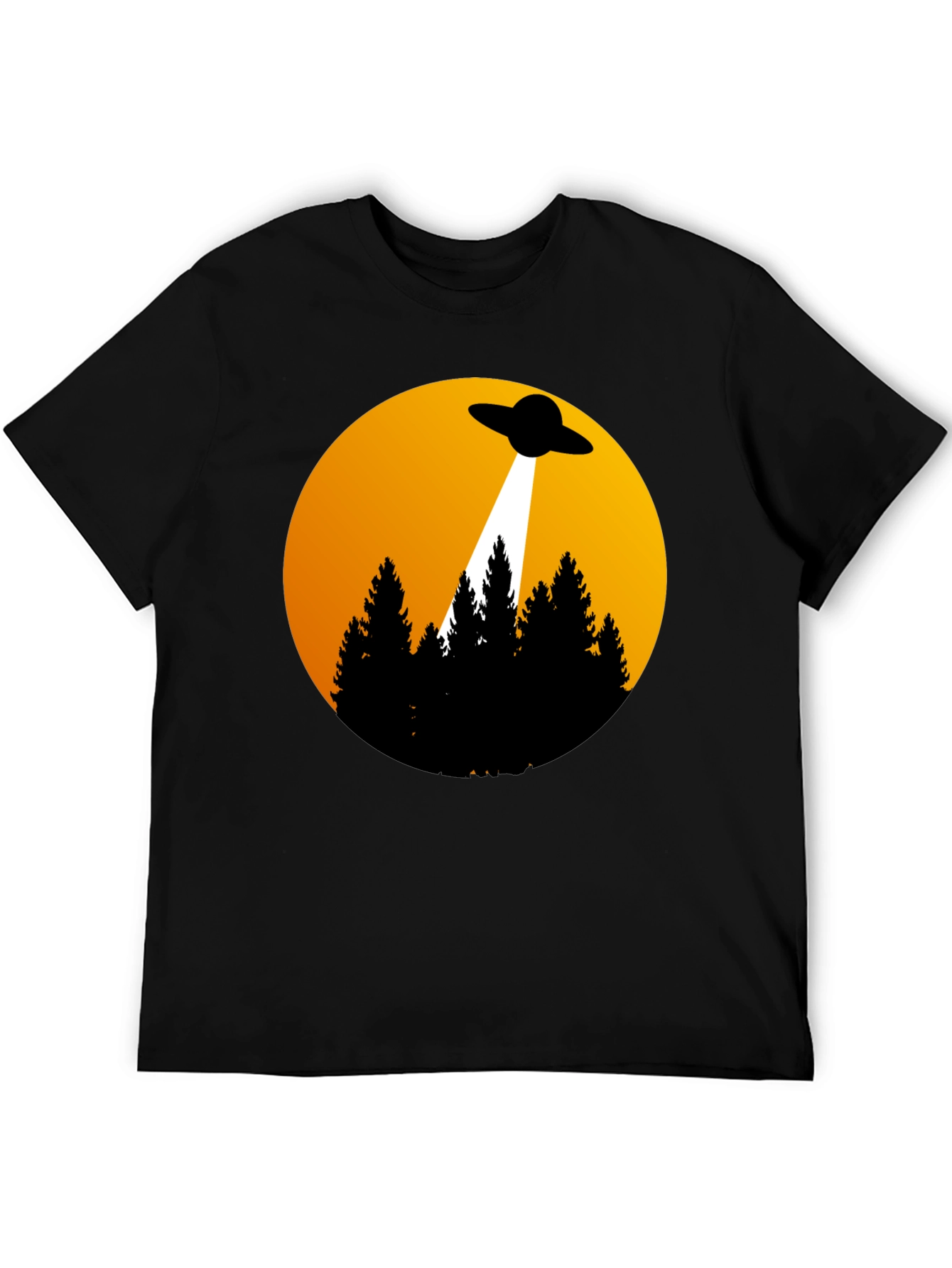 UFO Abduction Graphic T-Shirt