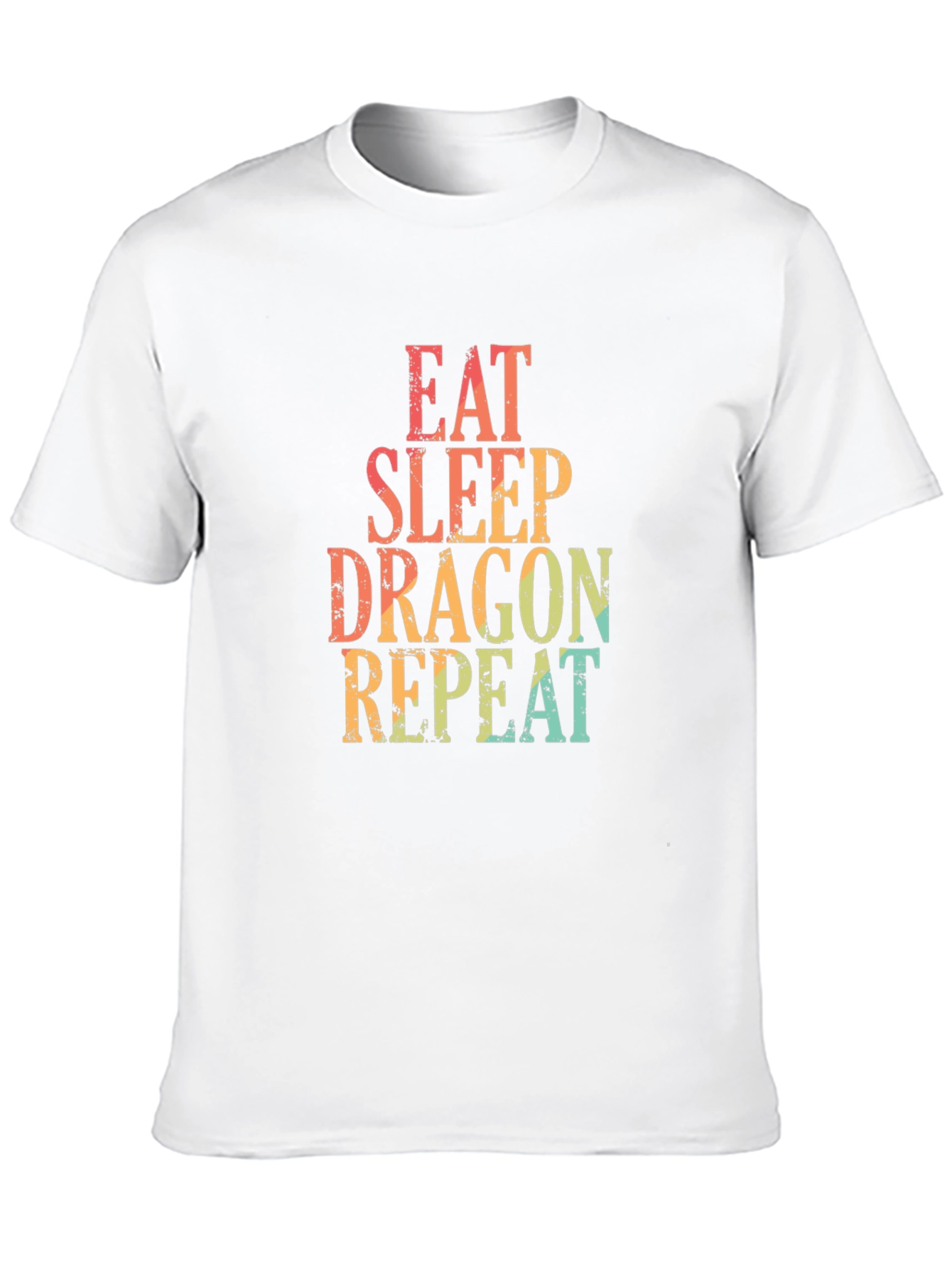 Eat Sleep Dragon Repeat Black Graphic Tee