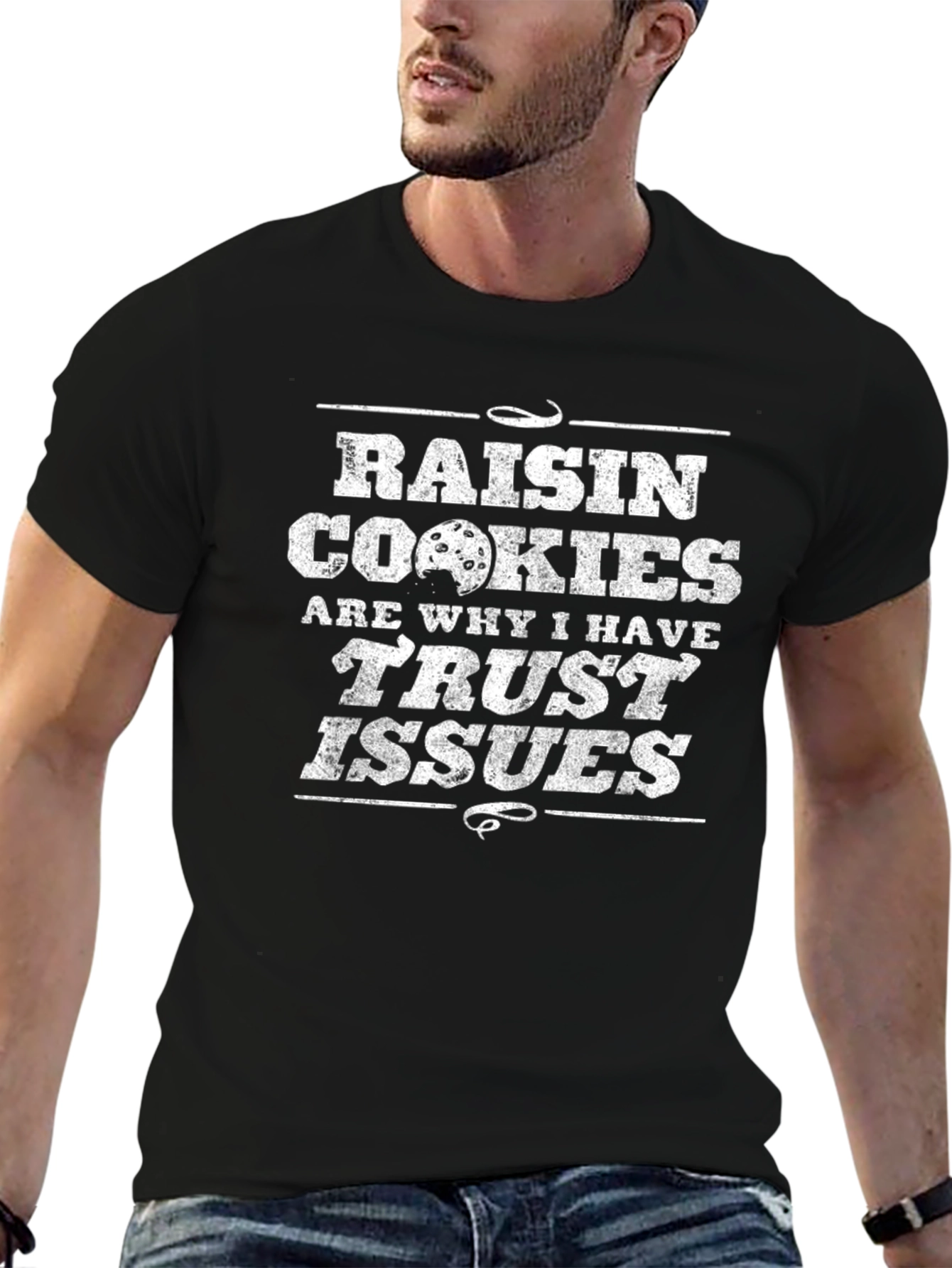Raisin Cookies Trust Issues Graphic Tee